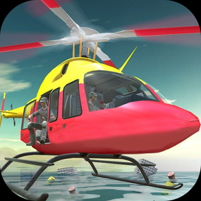 Flying Pilot Helicopter Rescue - City 911 Emergency Rescue Air Ambulance Simulator