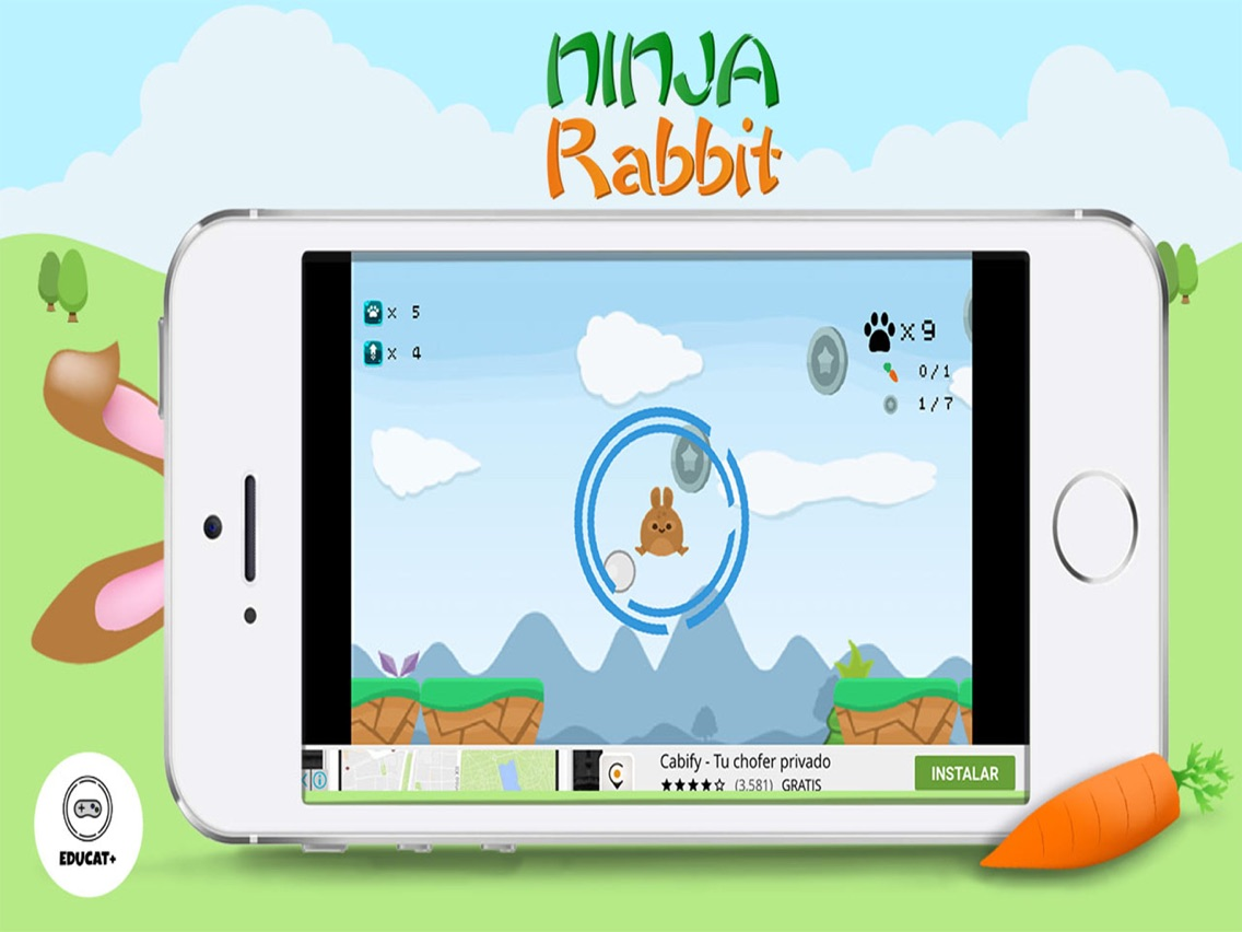 Ninja Rabbit - Awesome Skill Game poster