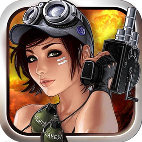 Americana Shooter menina 3D