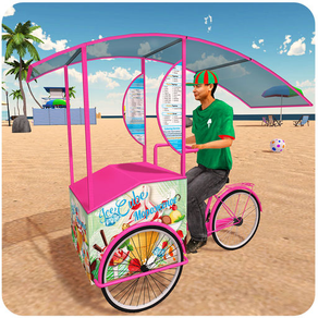 Ice Cream Beach Man 3D – Frozen Dessert Delivery Simulation