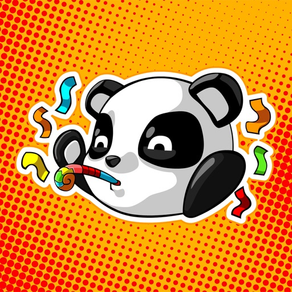 Cute Panda - iMessage Stickers