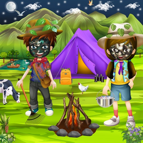 Crazy Kids Outdoor Summer Camp Party