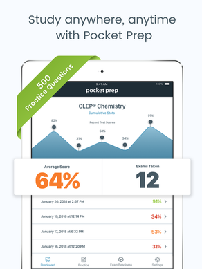 CLEP Chemistry Pocket Prep