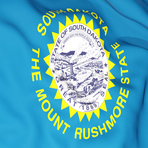 South Dakota Flag Stickers