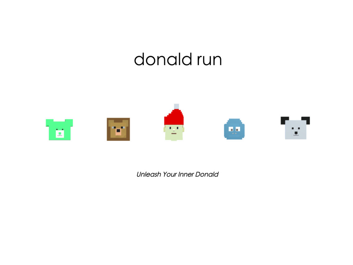 Super Donald Run! poster