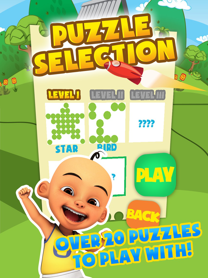 Upin&Ipin Nonogram poster