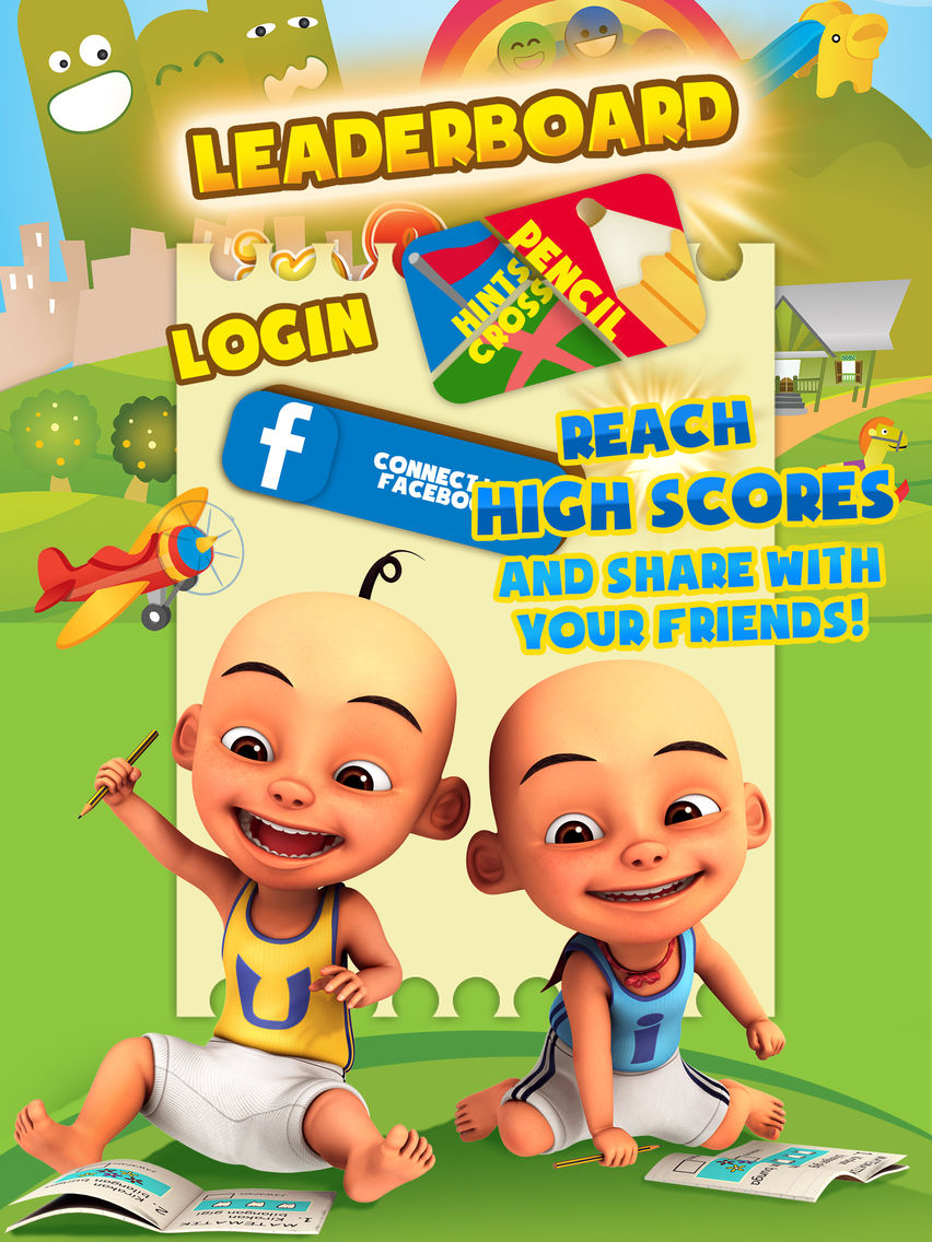 Upin&Ipin Nonogram poster