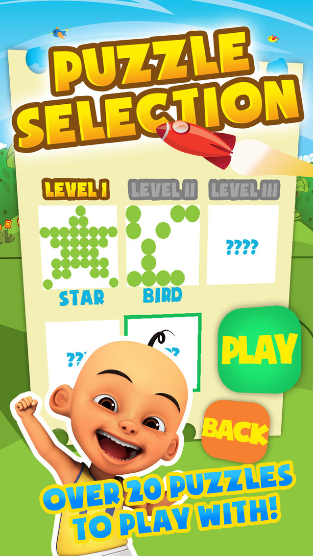 Upin&Ipin Nonogram poster
