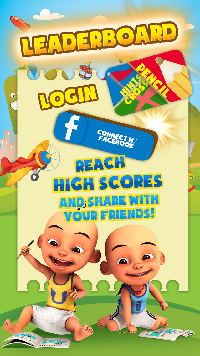 Upin&Ipin Nonogram poster