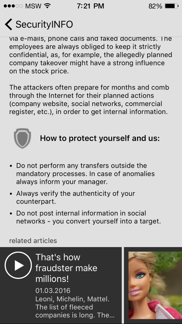 SecurityINFO poster
