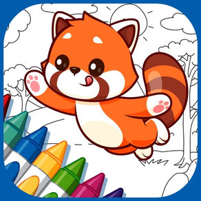 Zoo Animal Coloring Book Game
