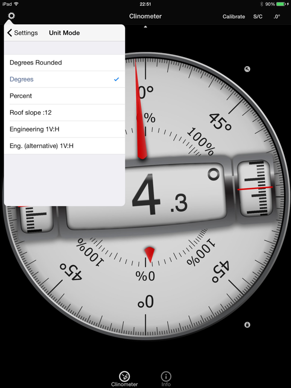 nivel de burbuja (clinometer) الملصق
