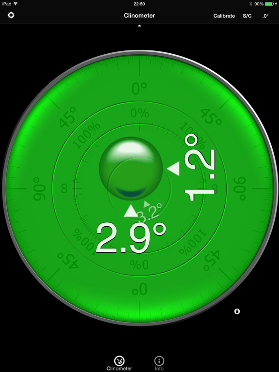 nivel de burbuja (clinometer) الملصق