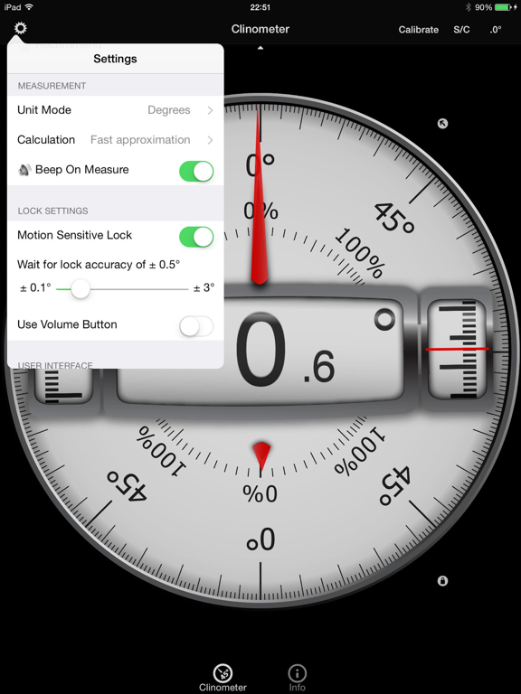 nivel de burbuja (clinometer) الملصق