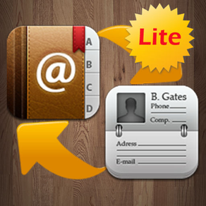 Contacts to vCard Lite