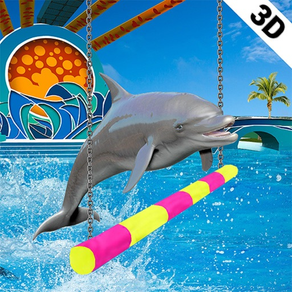 海豚表演海豚遊戲3D