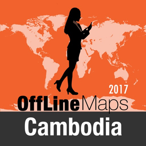 Camboya mapa offline y guía de viaje