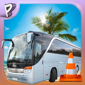 Parque de estacionamento de praia: Drive in Summer