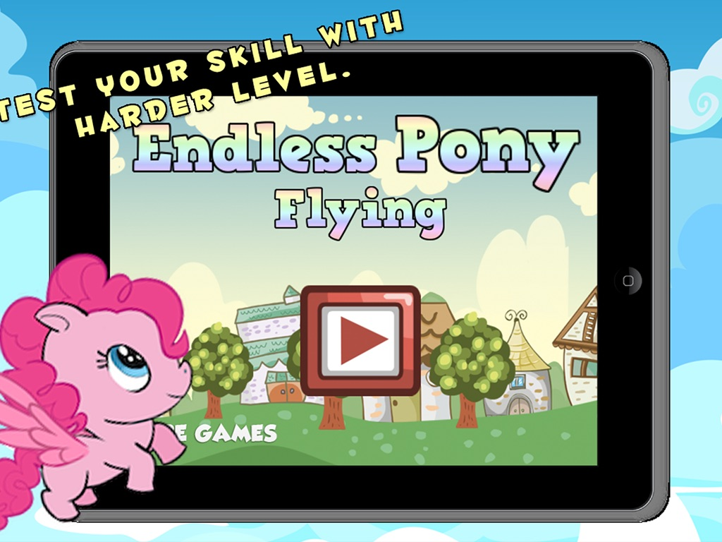 Endless Pony flying poster
