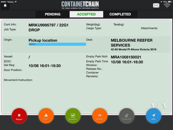 Driver@Containerchain poster