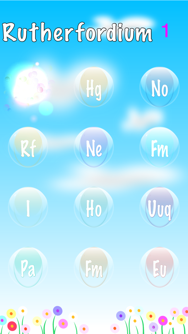 Periodic Table Bubble Pop for iOS (iPhone/iPad) Latest Version at $1.99 ...