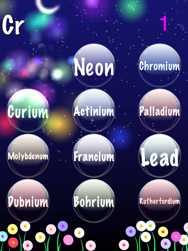 Periodic Table Bubble Pop for iOS (iPhone/iPad) Latest Version at $1.99 ...