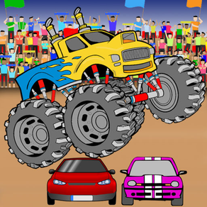 Monster Truck For Coloring Book Games