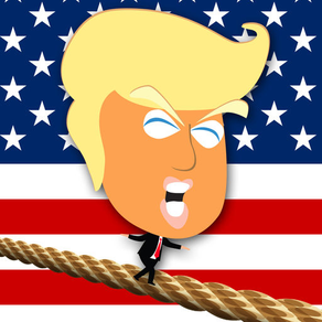 Tight Rope Trump - Trumpy jumps across America!