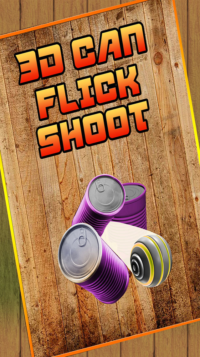 Can Flick Shooter - Duel Knock Down Challenge 3D poster
