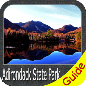 Adirondack State Park gps outdoor map with Guide