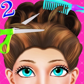 頭髮 樣式 沙龍2 - 女孩 遊戲