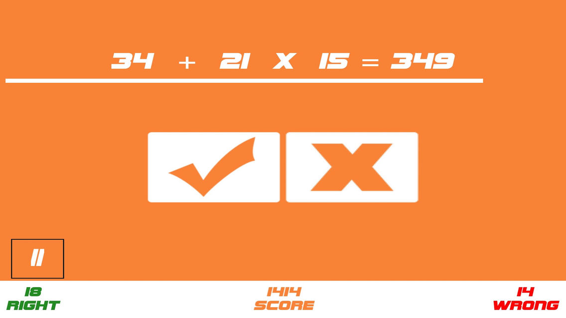 Quick Maths Challenge poster