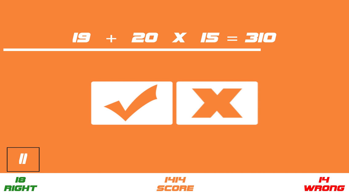 Quick Maths Challenge poster