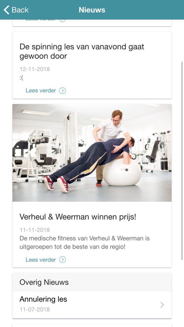 Verheul & Weerman Med. Fitness poster