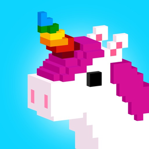 UNICORN 3D: Livre de coloriage