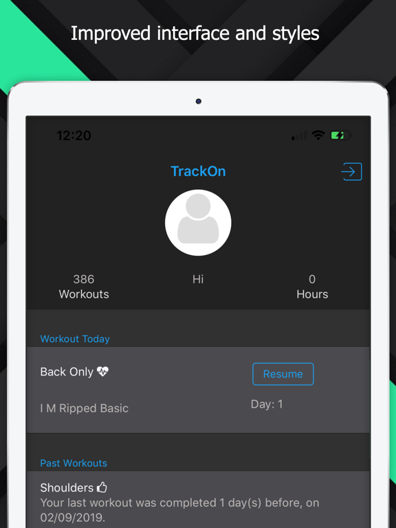 TrackOn - Workouts poster
