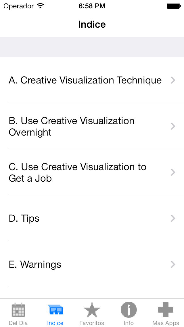 Creative Visualization Technique poster