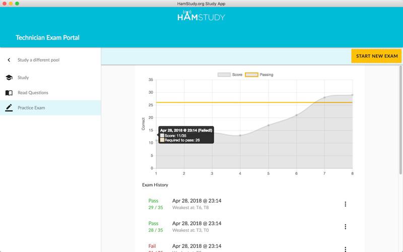 HamStudy.org Desktop poster