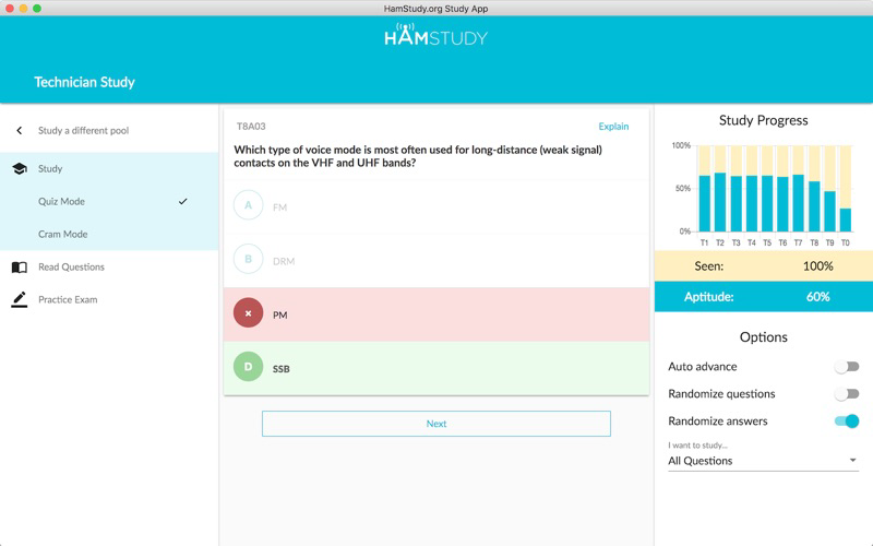 HamStudy.org Desktop poster