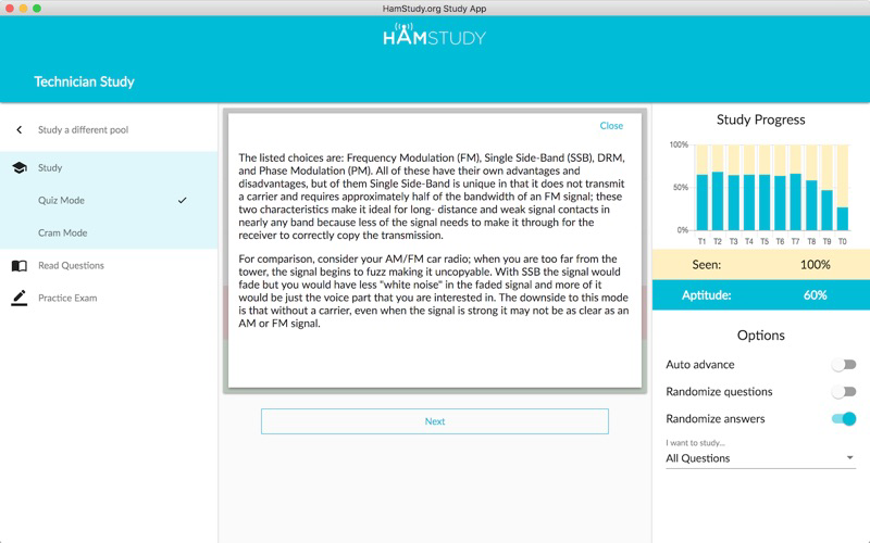 HamStudy.org Desktop poster