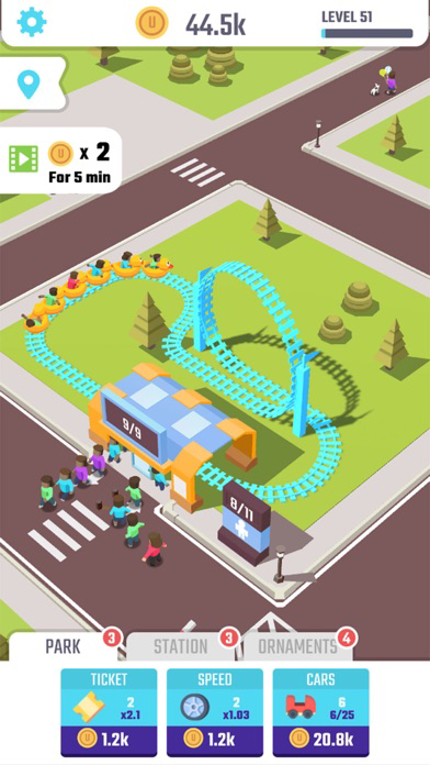 Idle Roller Coaster poster