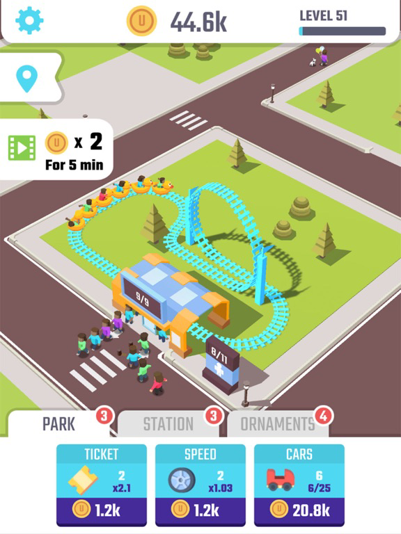 Idle Roller Coaster poster