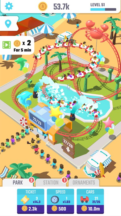 Idle Roller Coaster poster