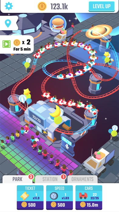 Idle Roller Coaster poster