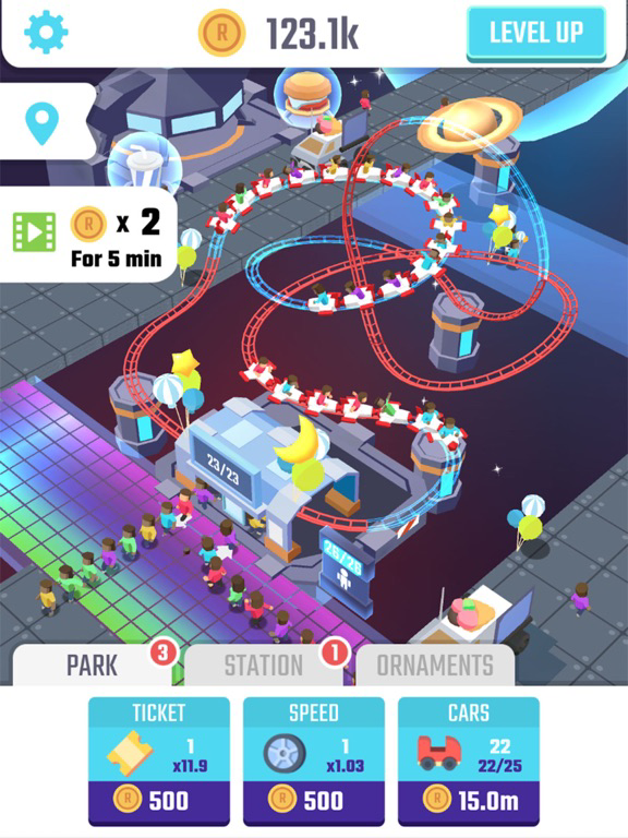 Idle Roller Coaster poster