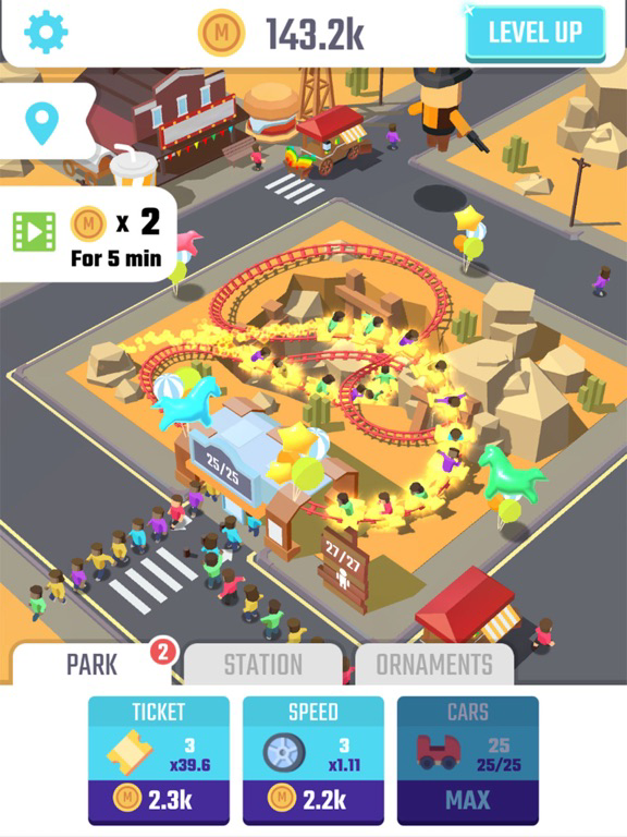 Idle Roller Coaster poster