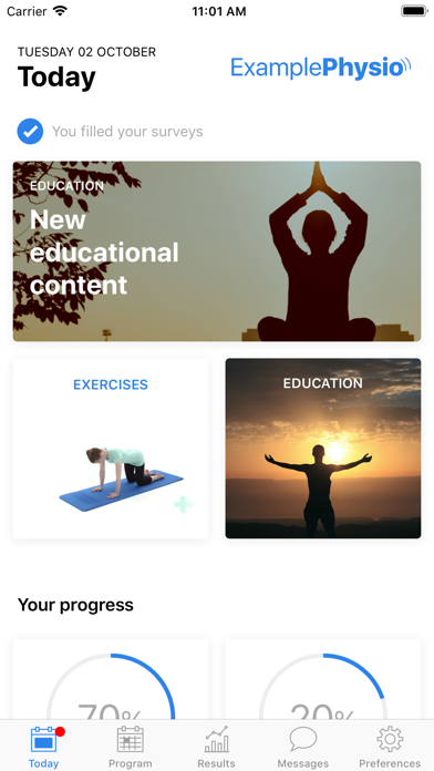 Example Physio poster
