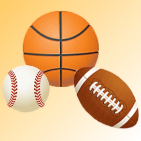 Ball sammeln - getrennte Baseball, Basketball und Fußball kostenlos