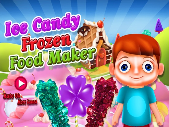 Ice Candy Frozen Food Maker – cooking games poster