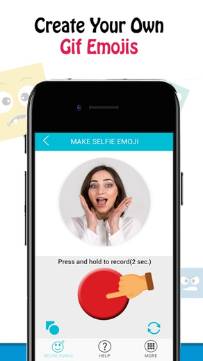 Selfie Emoji - Animated Gif